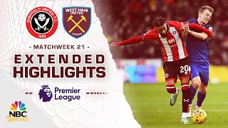 Sheffield United v West Ham United  PREMIER LEAGUE HIGHLIGHTS  1212024  NBC Sports [upl. by Acirret]