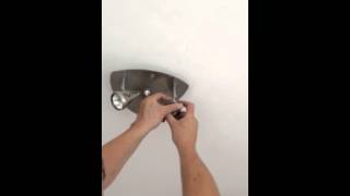 how to change a GU10 spot light bulb [upl. by Ahsemaj]