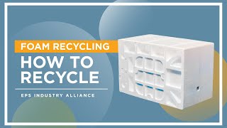 Expanded Polystyrene Recycling How to Recycle Your Foam [upl. by Ainattirb]