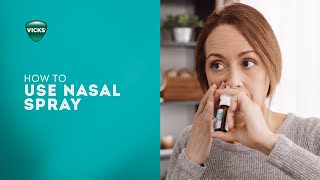 How to Use a Nasal Spray  Vicks Sinex [upl. by Damiani449]