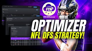 How to CRUSH NFL DFS using an Optimizer  FTN DFSForecast [upl. by Calan]