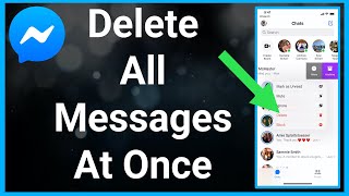 How To Delete All Messenger Messages At Once [upl. by Massarelli]