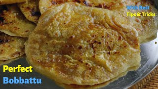 నేతి బొబ్బట్లు  PuranPoli  How to make perfect Bobbatlu at Home in Telugu by Vismai Food [upl. by Anah191]