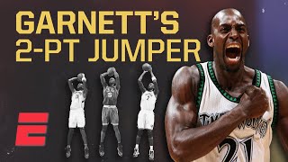 Kevin Garnett’s silky jumper helped pave the way for the NBAs modern stretch bigs  Signature Shots [upl. by Nitsej]