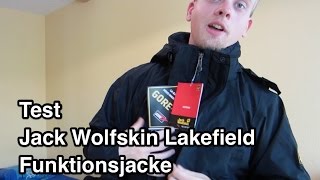 Test Jack Wolfskin Lakefield Jacke Funktionsjacke  Doppeljacke Test  Regenjacke Test [upl. by Troy]