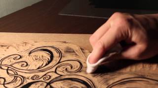 Woodcut Process [upl. by Amrac]