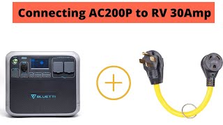 How to connect a 30 Amp RV Plug to ANY Solar Generator MUST WATCH Adapter Needed [upl. by Asel570]