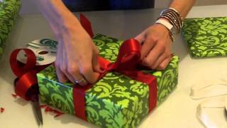 How to Wrap The Perfect Christmas Present  The Bow [upl. by Aihcsrop892]