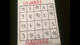 369 Le Carré Magique Sans Effort De Mémoire [upl. by Bunnie209]