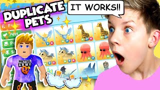 IT WORKS How To DUPLICATE PETS amp Items in Roblox Adopt Me Working TikTok Hacks [upl. by Jamima357]