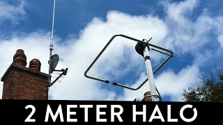 2 Meter VHF Halo Antenna Assembly And Testing [upl. by Razec]