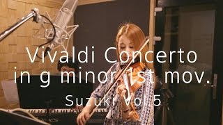 suzuki Vol531 Vivaldi Concerto in g minor 1st mov [upl. by Tingley]