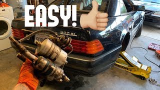 Replacing a Fuel Pump on the Mercedes  R129 [upl. by Bronson]