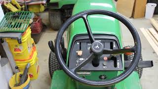 John Deere 420 vs 318 Part 1 [upl. by Anuahsal]