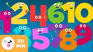 Numbers from 1 to 10  Number Songs  Learning to Count the numbers [upl. by Farmann]