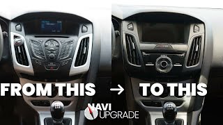 2012 to 2014 Base Ford Focus MK3 Sync 3 Upgrade Tutorial [upl. by Nawad]