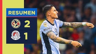 Resumen completo América 2 – 1 San Luis  Jornada 13 CL24  ¡EL BAILE DE BRIAN 🕺 [upl. by Senga]