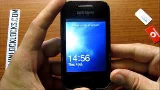 How To Unlock Samsung Galaxy Young GTS6310 and GTS6310N By Unlock Code From UnlockLocksCOM [upl. by Rudie]