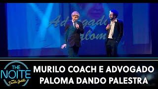 Murilo Coach e Advogado Paloma dando palestra  The Noite 171219 [upl. by Akirahs92]