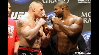 Brock THE BEAST Lesnar vs Alistair THE DEMOLITION MAN Overeem UFC 141 31 December 2011 [upl. by Sibley]