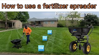 How to use a fertilizer spreader [upl. by Palestine]