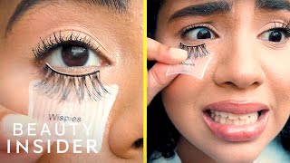 SelfAdhering False Lashes Are Perfect For Beginners [upl. by Thgiwed396]