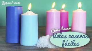 Velas Caseras fáciles [upl. by Clareta]