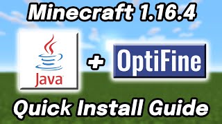 How to Download and Install Optifine For Minecraft 1164  1165 [upl. by Hoj]