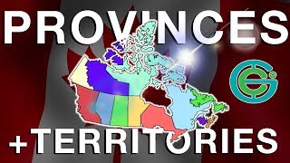 CANADA Provinces  Territories explained Geography Now [upl. by Janicki]