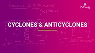 Cyclones amp Anticyclones  Characteristics Difference amp Location [upl. by Airolg]