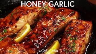 Browned Butter Honey Garlic Salmon [upl. by Asoral724]