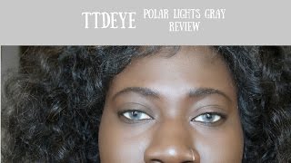 SOLITICA DUPE  TTDEYE LENS POLAR LIGHTS GRAY REVIEW [upl. by Dunston]