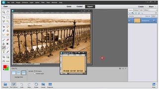 Photoshop Elements Tutorial 06 How To Make a Sepia Photo [upl. by Bathsheeb]