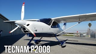 Tecnam P2008 Is One Of The Sexiest Sport Planes In The World [upl. by Nnylatsyrc]