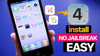 Install OLD iOS on Any iPhone  EASY NO JAILBREAK or Computer Required [upl. by Karyl548]