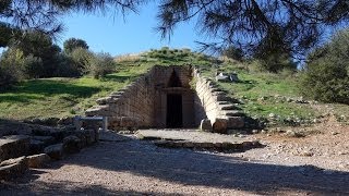 The Treasury of Atreus c 13001250 BCE Mycenae Greece [upl. by Gardiner]