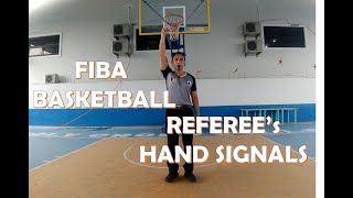 FIBA Referees Hand Signals [upl. by Apple]