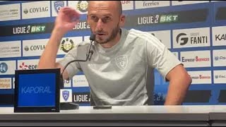 Benoît Tavenot l’entraîneur du SC Bastia [upl. by Anelim]