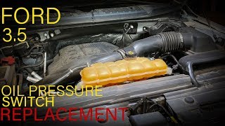 Ford 35 Ecoboost Oil Pressure Switch Replacement [upl. by Fe88]