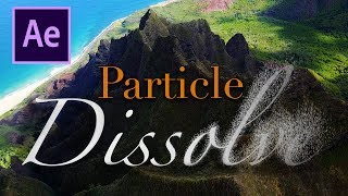 Text Particle Dissolve  After Effects Tutorial No Plugin [upl. by Nogam65]