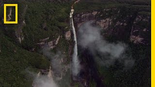 Flying Above the World’s Tallest Waterfall  National Geographic [upl. by Tri]