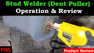 Stud Welder Dent Puller Operation amp Review [upl. by Akiaki]