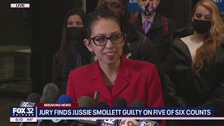 Jussie Smollett GUILTY Reaction to verdict [upl. by Burrows515]