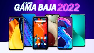 Mejores teléfonos GAMA BAJA para COMPRAR en 2022 🔥 [upl. by Loredana]