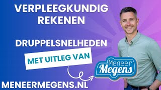 Verpleegkundig Rekenen Druppelsnelheden [upl. by Nagam737]