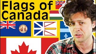 All about Canadas provincial flags [upl. by Yentrac979]