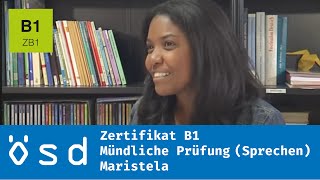 ÖSD Zertifikat B1 – Mündliche Prüfung Sprechen [upl. by Isolde]