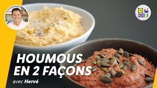 Houmous en 2 façons  Lidl Cuisine [upl. by Botti814]