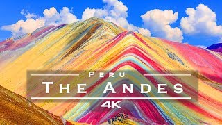 The Andes Peru 🇵🇪  by drone 4K [upl. by Sacul144]