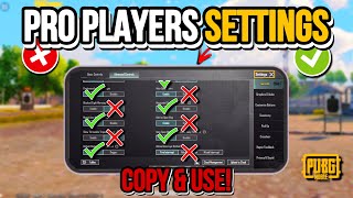 PUBG MOBILE SENSITIVITY amp SETTINGS 🔥 NEW VERSION Copy amp use ✅ [upl. by Bullion]